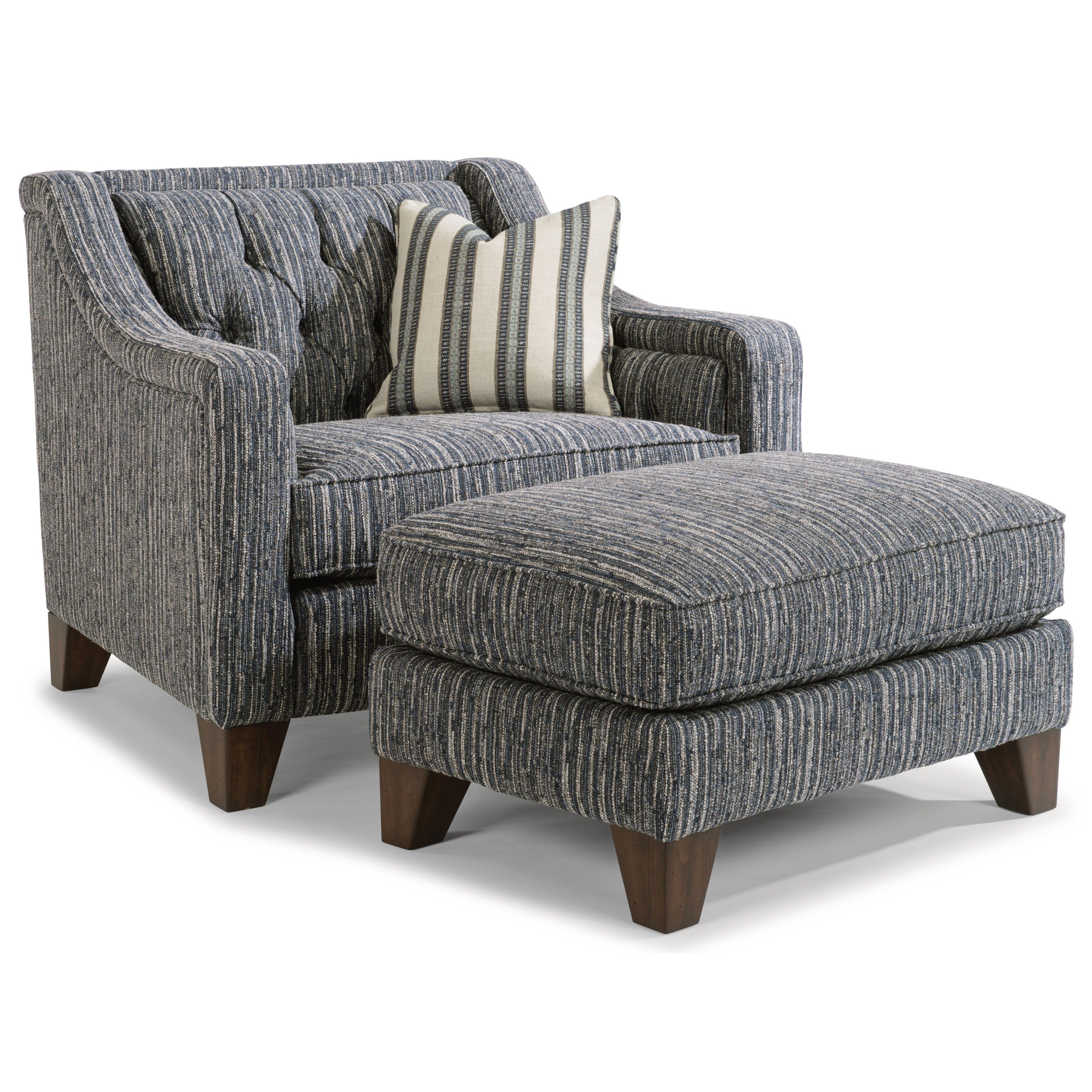 Flexsteel Sullivan 71030853640 Contemporary Ottoman Wayside